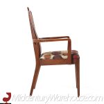 Merton Gershun for American of Martinsville Mid Century Walnut and Cane Dining Chairs - Set of 8