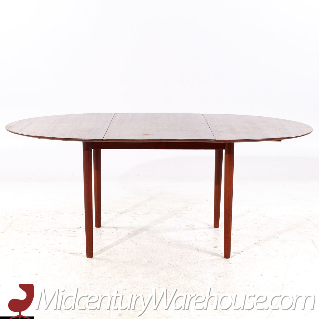 Moreddi Style Mid Century Danish Teak Expanding Dining Table with 1 Leaf