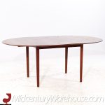 Moreddi Style Mid Century Danish Teak Expanding Dining Table with 1 Leaf