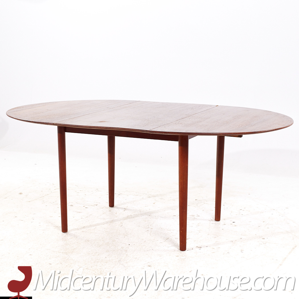 Moreddi Style Mid Century Danish Teak Expanding Dining Table with 1 Leaf