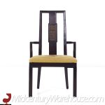 Mount Airy Janus Mid Century Captains Dining Chairs - Pair