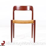 Niels Moller Model 75 Mid Century Danish Teak Dining Chairs - Set of 4