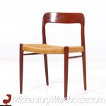 Niels Moller Model 75 Mid Century Danish Teak Dining Chairs - Set of 4