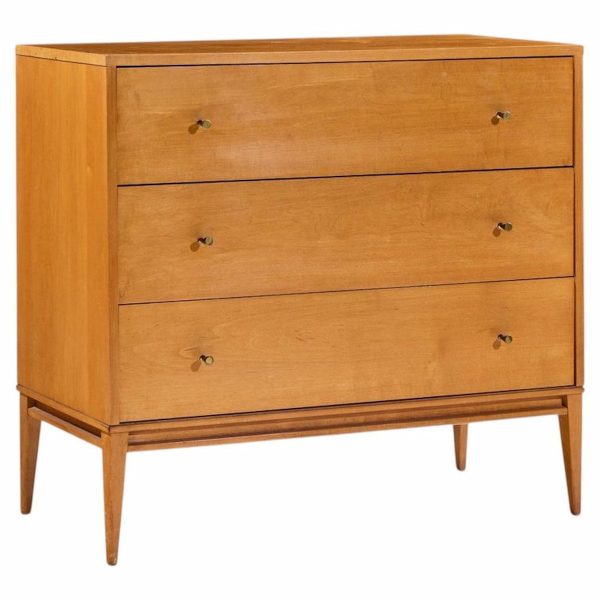 paul mccobb for planner group mid century 3-drawer chest dresser