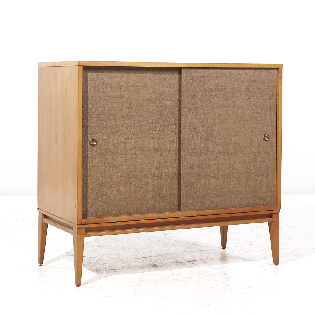 Paul Mccobb for Planner Group Mid Century Sliding Door Cabinet Credenza