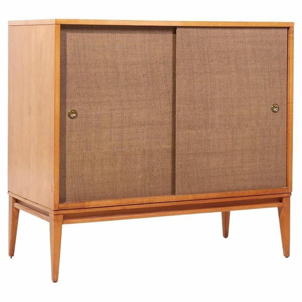 paul mccobb for planner group mid century sliding door cabinet credenza