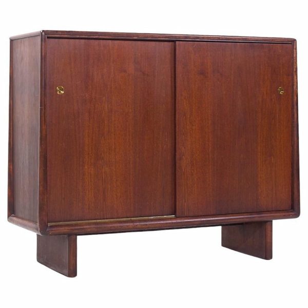 robsjohn gibbings for widdicomb mid century sliding door cabinet credenza