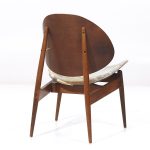 Seymour James Weiner for Kodawood Mid Century Clam Shell Chairs - Pair