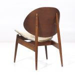 Seymour James Weiner for Kodawood Mid Century Clam Shell Chairs - Pair