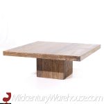 Stone International Mid Century Marble Coffee Table