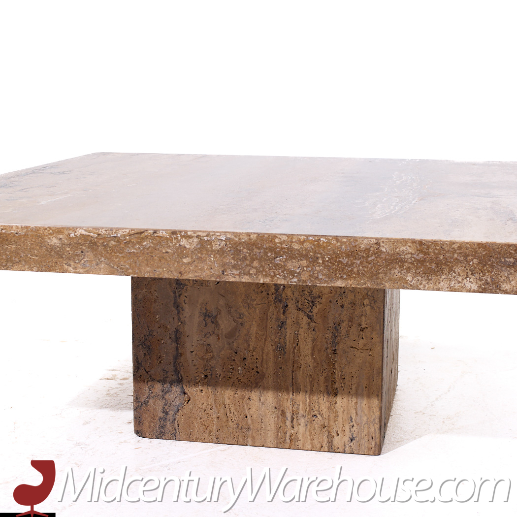 Stone International Mid Century Marble Coffee Table