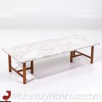 T.h. Robsjohn Gibbings for Widdicomb Mid Century Marble Coffee Table