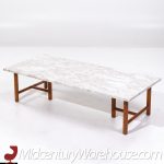 T.h. Robsjohn Gibbings for Widdicomb Mid Century Marble Coffee Table