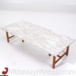 T.h. Robsjohn Gibbings for Widdicomb Mid Century Marble Coffee Table