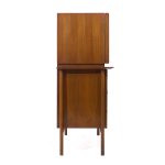 Vladimir Kagan Style Mid Century Sculptural Walnut Highboy Dresser