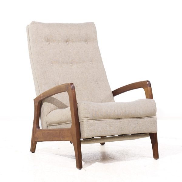 Adrian Pearsall for Craft Associates Mid Century Walnut Recliner