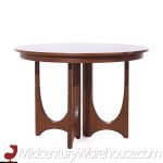 Broyhill Brasilia Mid Century Round Walnut Dining Table