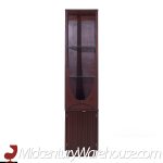 Broyhill Brasilia Mid Century Walnut Curio Cabinet