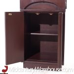 Broyhill Brasilia Mid Century Walnut Curio Cabinet