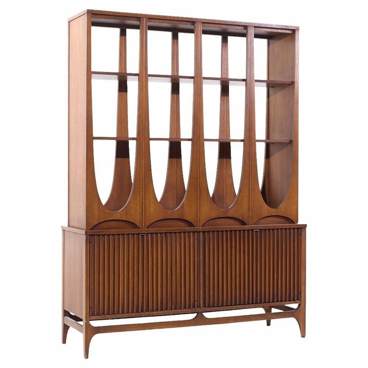 Broyhill Brasilia Mid Century Walnut Room Divider