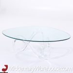 Charles Hollis Jones Mid Century Lucite Infinity Coffee Table