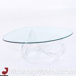 Charles Hollis Jones Mid Century Lucite Infinity Coffee Table