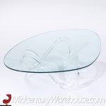 Charles Hollis Jones Mid Century Lucite Infinity Coffee Table