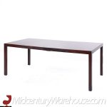 Edward Wormley for Dunbar Mid Century Expanding Mahogany Dining Table with 2 Leaves