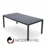 Edward Wormley for Dunbar Mid Century Expanding Mahogany Dining Table with 2 Leaves