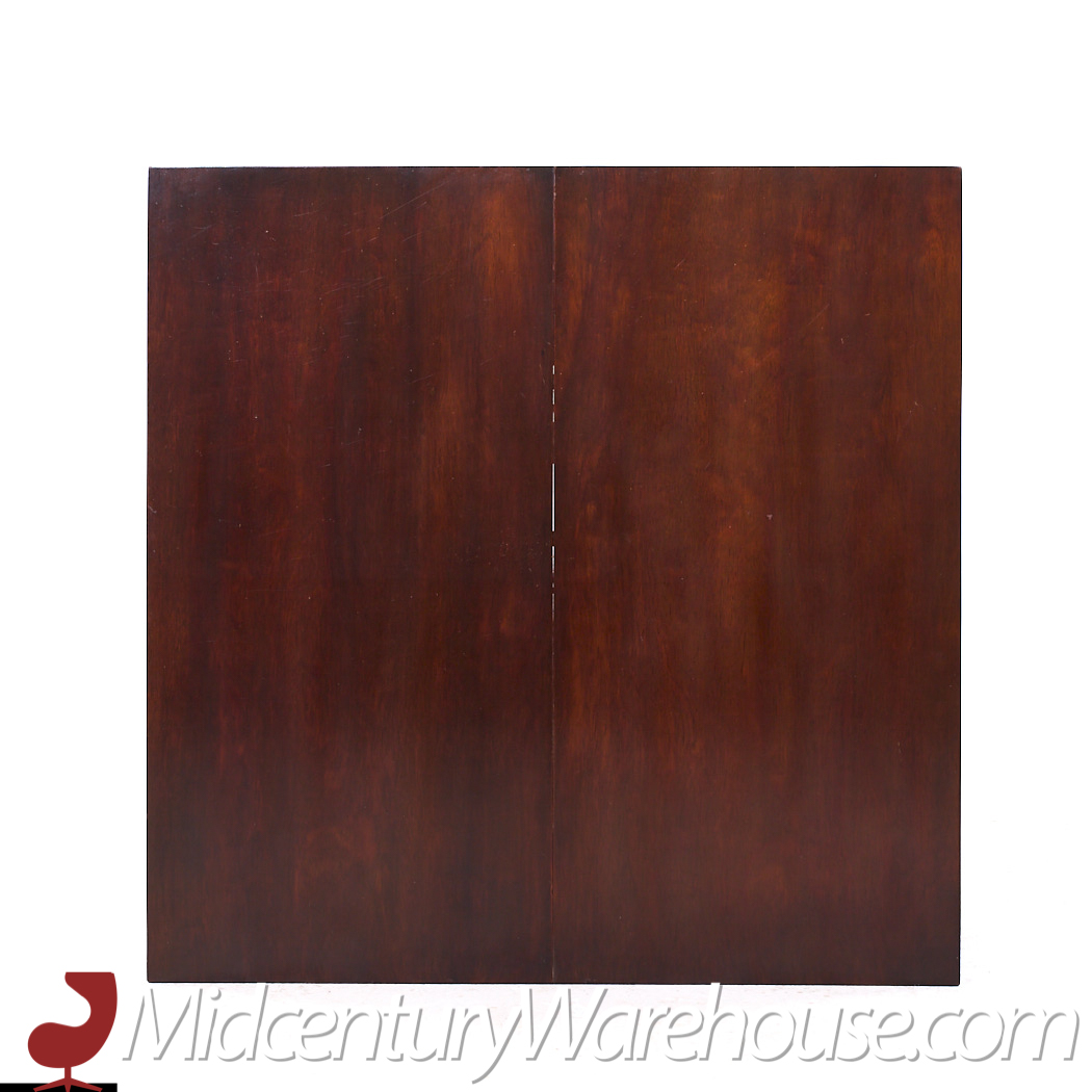 Edward Wormley for Dunbar Mid Century Expanding Mahogany Dining Table with 2 Leaves