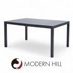 Edward Wormley for Dunbar Mid Century Expanding Mahogany Dining Table with 2 Leaves