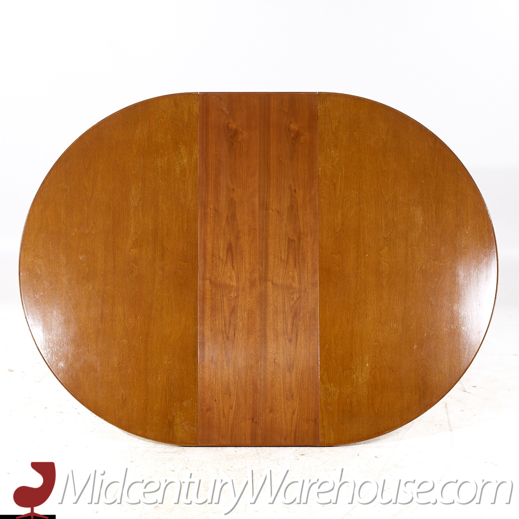 Edward Wormley for Dunbar Mid Century Mahogany Expanding Dining Table with 1 Leaf