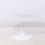 Eero Saarinen for Knoll Mid Century 54" Tulip Carrara Marble Dining Table