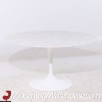 Eero Saarinen for Knoll Mid Century 54" Tulip Carrara Marble Dining Table