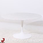 Eero Saarinen for Knoll Mid Century 54" Tulip Carrara Marble Dining Table