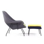 Eero Saarinen for Knoll Mid Century Womb Chair with Ottoman