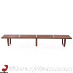 George Nelson for Herman Miller Mid Century Extra Long Slat Bench