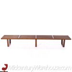 George Nelson for Herman Miller Mid Century Extra Long Slat Bench