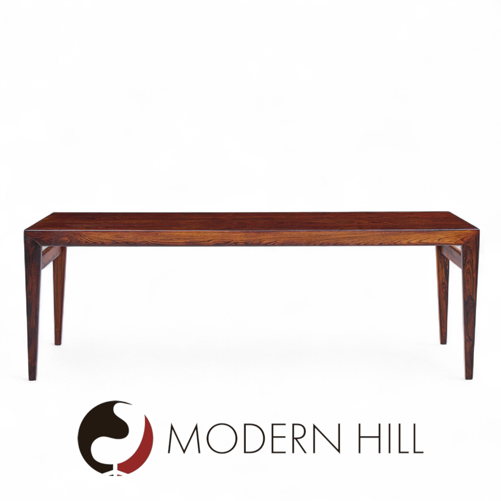 Johannes Andersen Mid Century Danish Rosewood Hidden Leaf Coffee Table