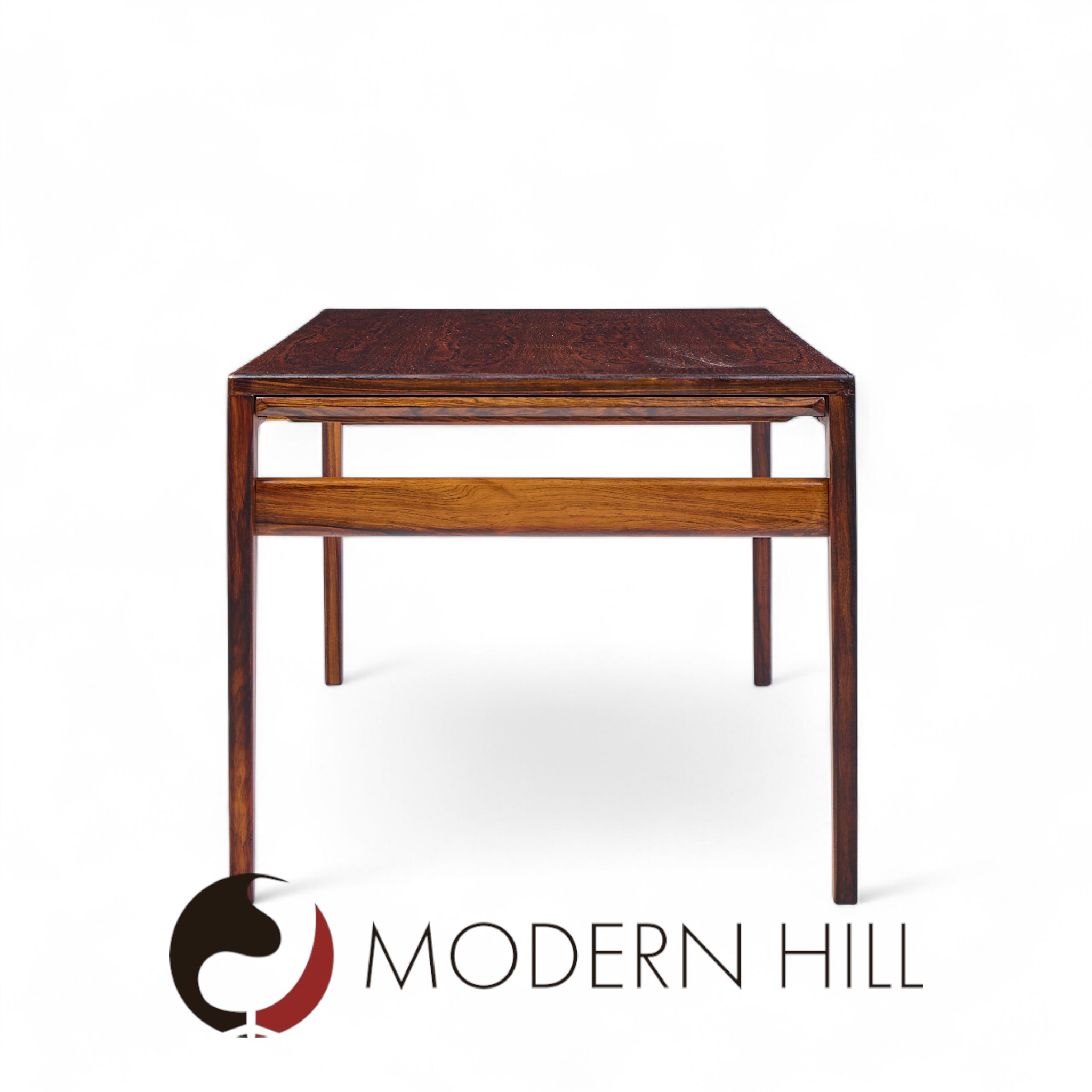 Johannes Andersen Mid Century Danish Rosewood Hidden Leaf Coffee Table