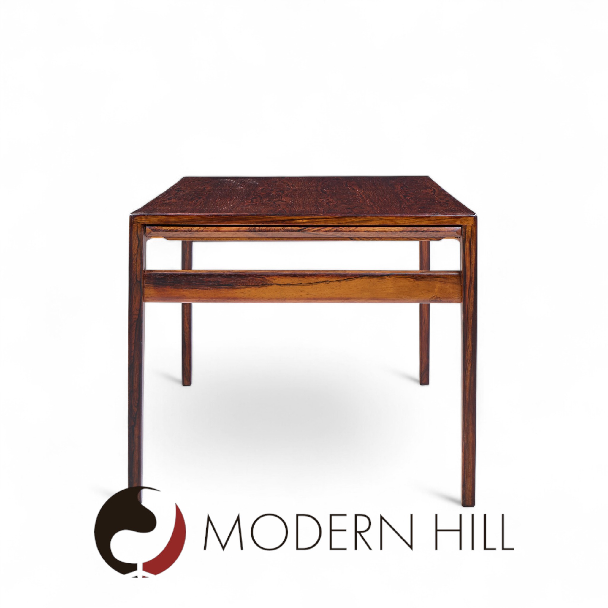 Johannes Andersen Mid Century Danish Rosewood Hidden Leaf Coffee Table