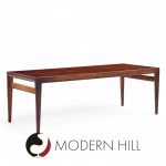 Johannes Andersen Mid Century Danish Rosewood Hidden Leaf Coffee Table | Mid Century Modern Furniture - Mid Century Furniture Chicago Johannes Andersen Mid Century Danish Rosewood Hidden Leaf Coffee Table