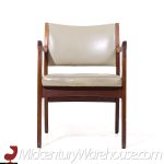 Johnson Chair Co Mid Century Walnut Arm Chair