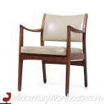 Johnson Chair Co Mid Century Walnut Arm Chair