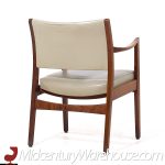 Johnson Chair Co Mid Century Walnut Arm Chair