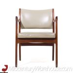 Johnson Chair Co Walnut Arm Chairs - Pair