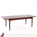 Kofod Larsen Style Mid Century Danish Rosewood Hidden Leaf Dining Table