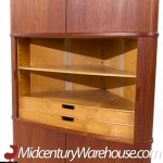 Mid Century Teak Corner Cabinet