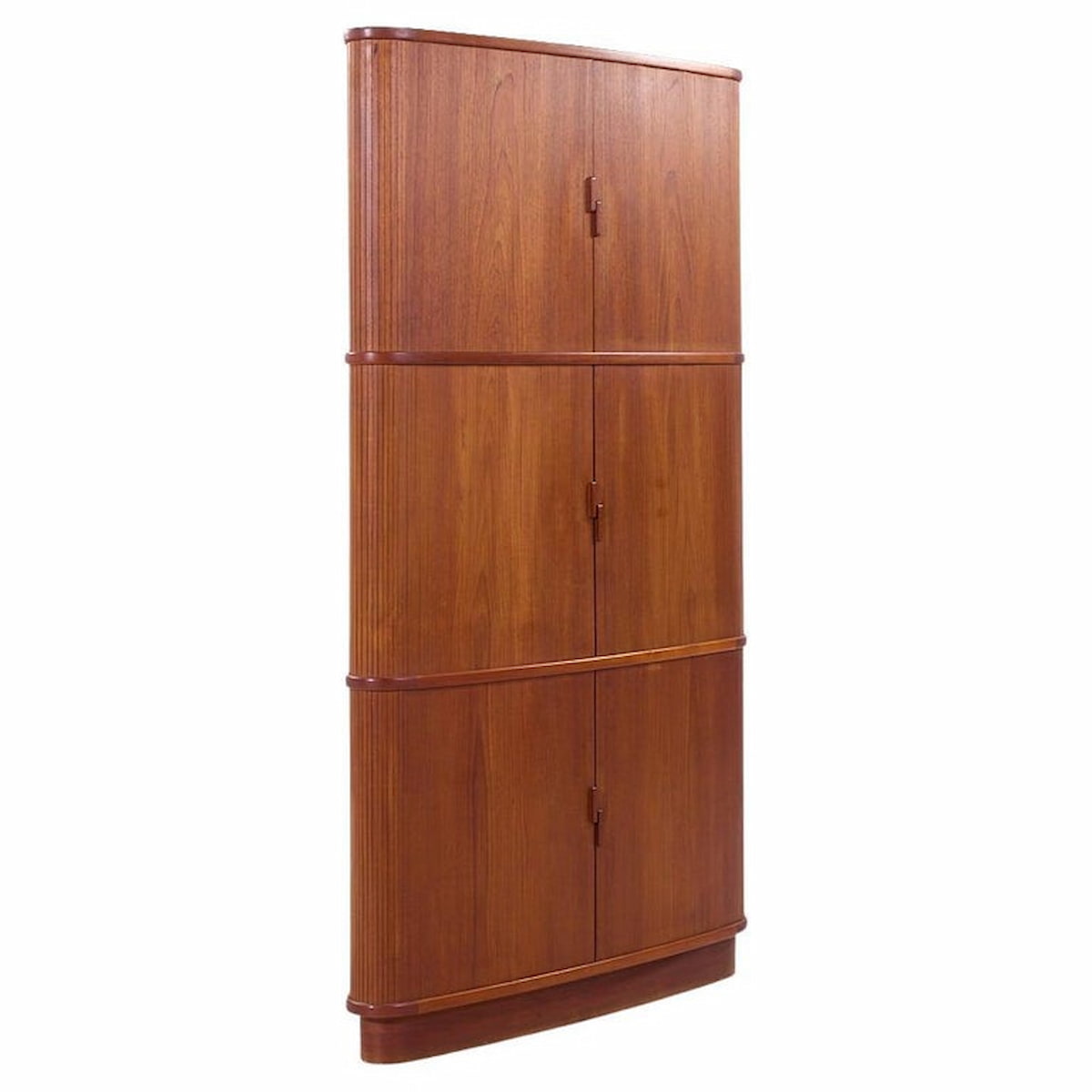 Mid Century Teak Corner Cabinet