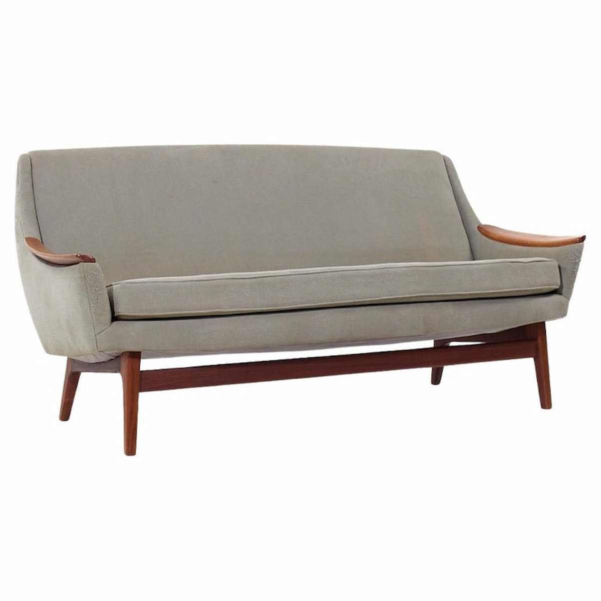 Rastad and Relling Mid Century Norwegian Teak Sofa